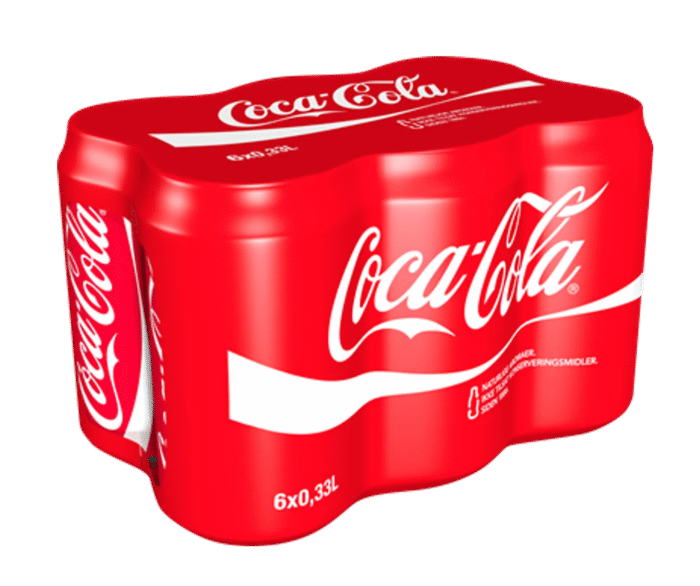 CocaCola 0,33L Doboz 6db/csom (398Ft/db)