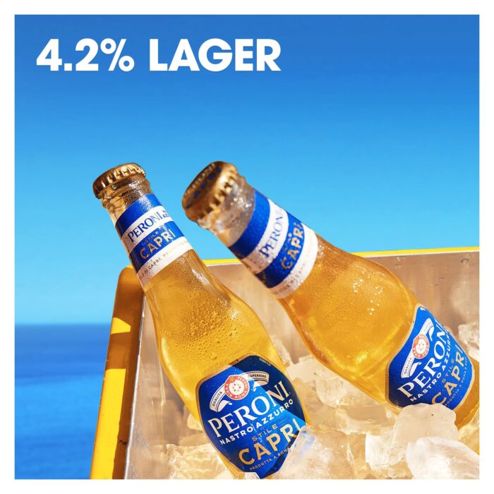 Birra Peroni Nastro Azzurro „STILE CAPRI” 0,33L 4,2% (24db/csom) - Image 3