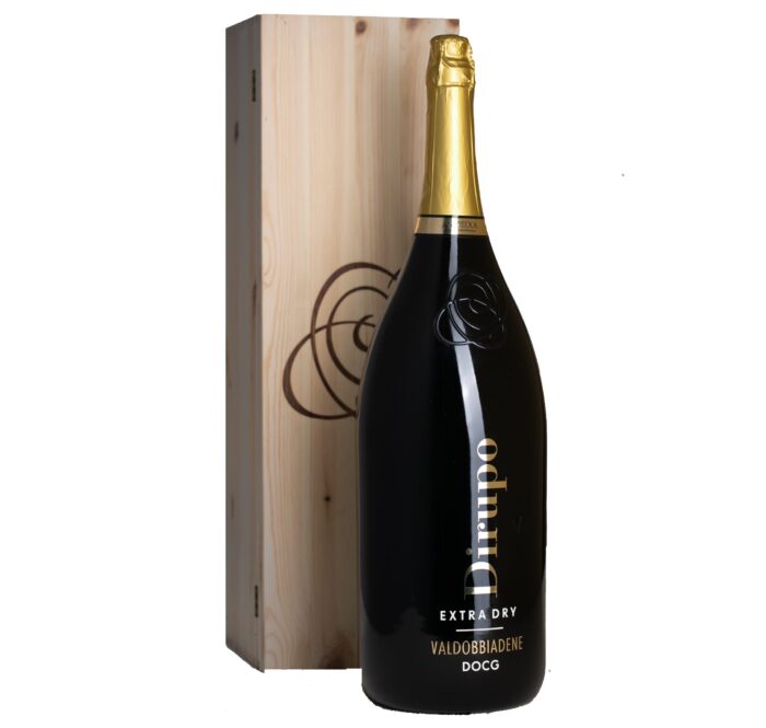 Dirupo Extra száraz Prosecco Valdobbiadene DOCG Andreola 6L Mathusalem Diszdobozban