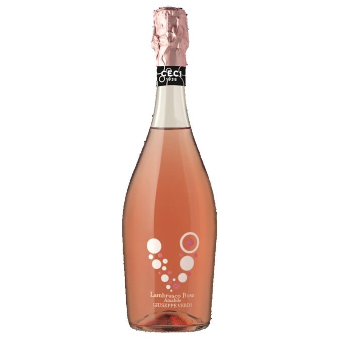 Lambrusco Spumante Amabile Rosé Giuseppe Verdi Cantine Ceci
