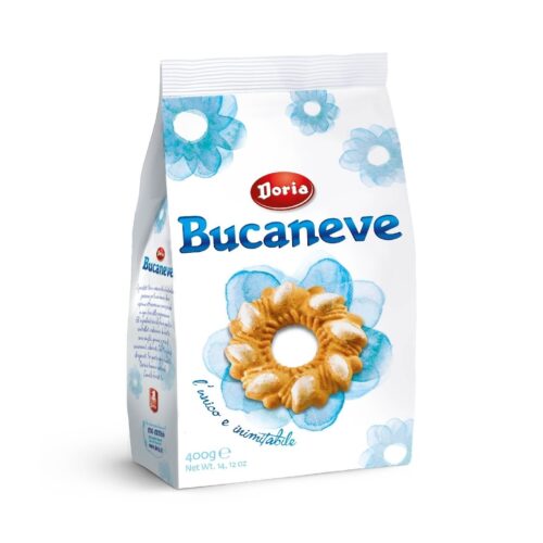 Bucaneve Omlós tésztából készült édes olasz keksz 400gr Doria