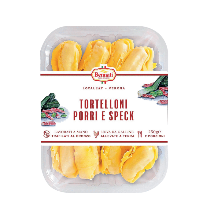 Friss Tészta Ravioli póréhagymával és speckkel 250gr Bennati - Kiszállítás csak Budapesten/Pest Vármegyében