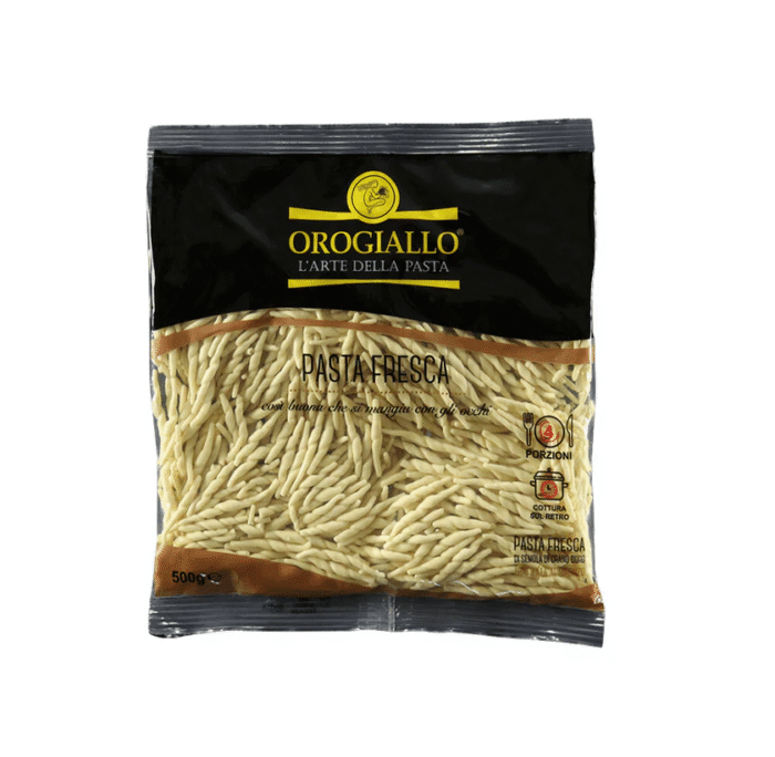 Friss tészta trofie 500gr Orogiallo - Kiszállítás csak Budapesten/Pest Vármegyében