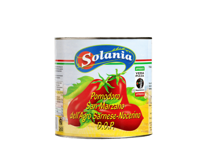 Hámozott Paradicsom Pelati San Marzano DOP 800gr Solania