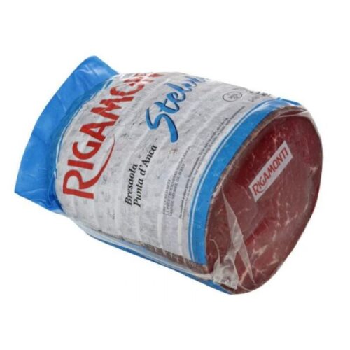 Bresaola "Stella" Érlelt Marhasonkaű 1,4 Kg  Rigamonti (16.990 Ft/Kg) - Kiszállítás csak Budapesten/Pest vármegyében (Copia)