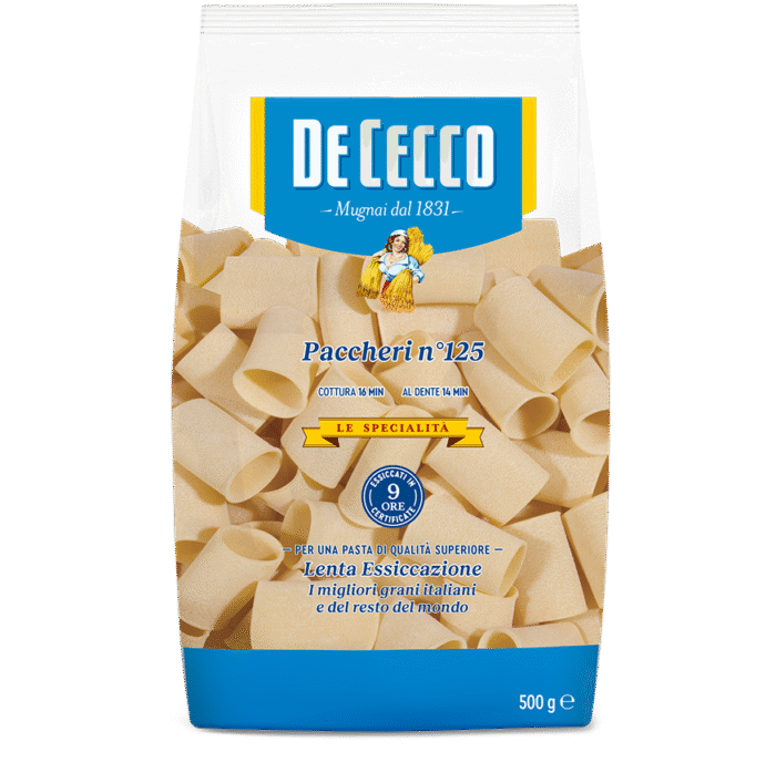 Paccheri n.125 500gr De Cecco