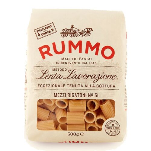 Mezzi Rigatoni n.51 500gr Rummo