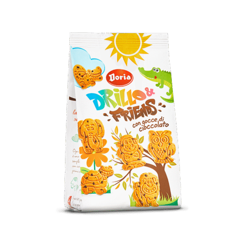 Kekszek csokidarabokkal ZOO 350gr Doria