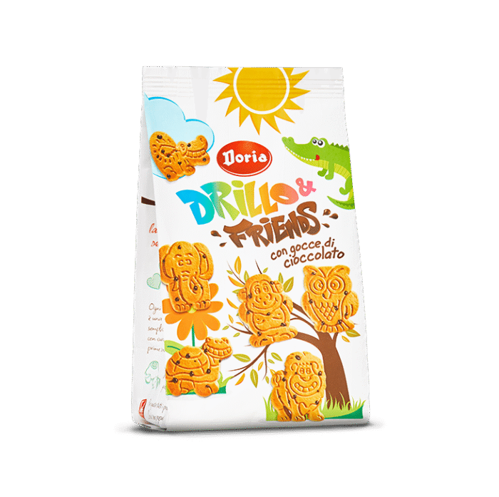Kekszek csokidarabokkal ZOO 350gr Doria