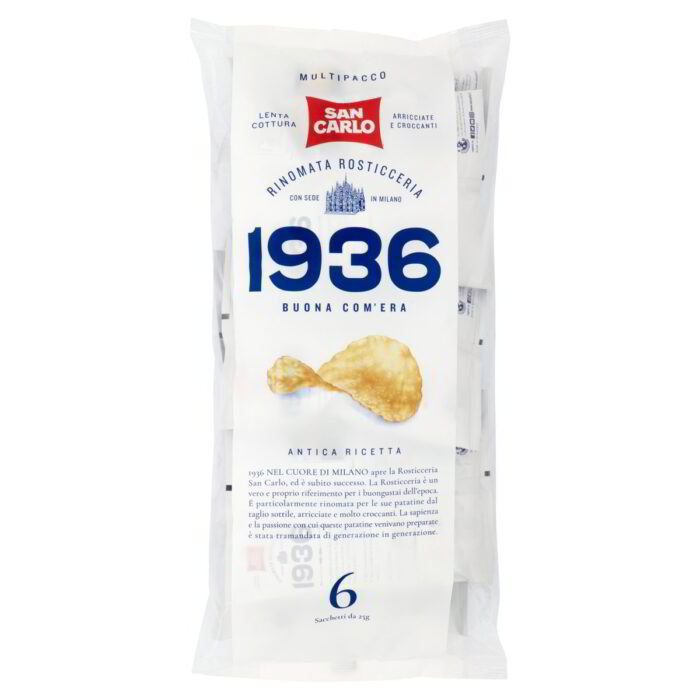 San Carlo antica ricetta 1936 Chips multi pack 6db x25g