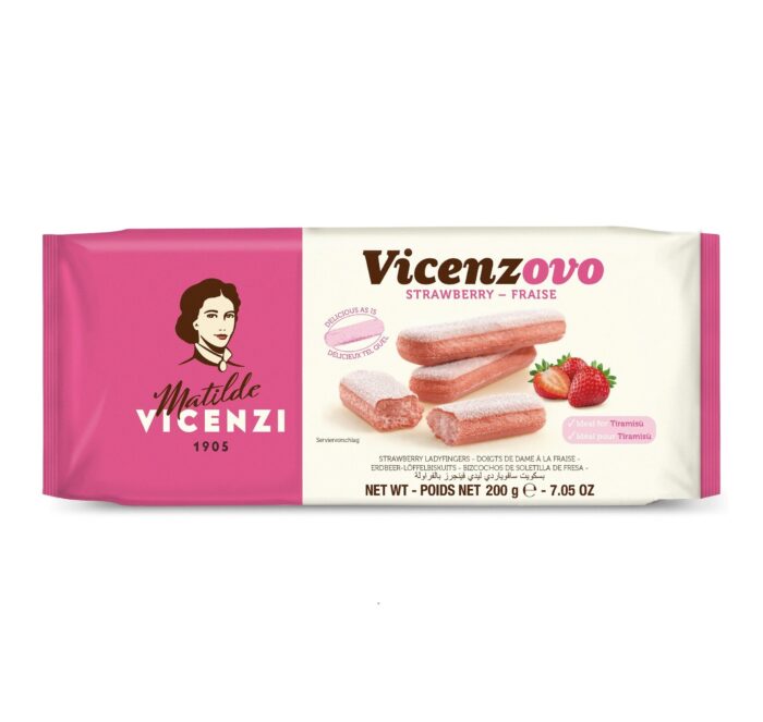 Epres babapiskóta - Savoiardi alla Fragola 200gr Vincenzi